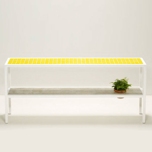 Tiled console table deals